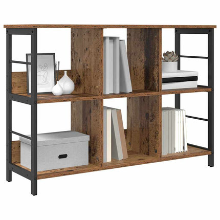 Hyllsystem 6 nivåer 102 x 32 x 72,5 cm Konstruerat trä