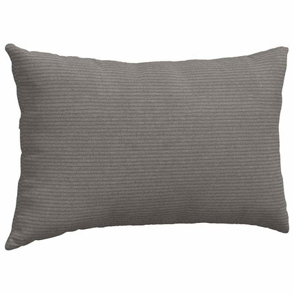 Sofakuddar 2 pcs Ljusgrå 50 x 30 cm Kordread tyg