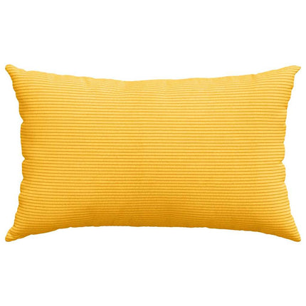 Sofakuddar 2 pcs Ljusgul 50 x 30 cm Kordread tyg