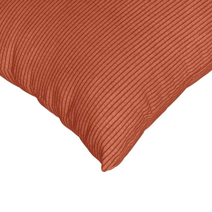 Sofakuddar 2 pcs Röd orange 50 x 30 cm Kordread tyg