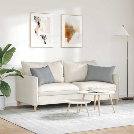 Sofakuddar 2 pcs Ljusgrå 60 x 40 cm tyg