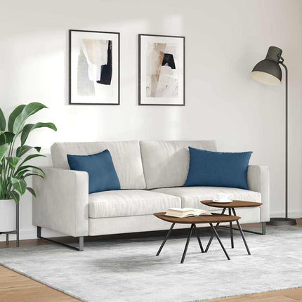 Sofakuddar 2 pcs Blå 60 x 40 cm tyg