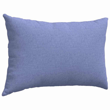Sofakuddar 2 pcs Jeansblå 60 x 40 cm tyg
