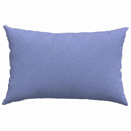 Sofakuddar 2 pcs Jeansblå 60 x 40 cm tyg
