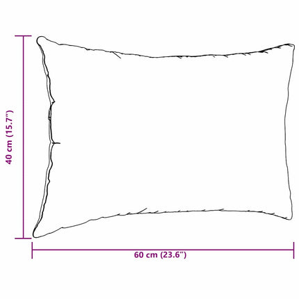 Sofakuddar 2 pcs Jeansblå 60 x 40 cm tyg
