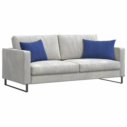 Sofakuddar 2 pcs Polisblå 60 x 40 cm Kordread tyg