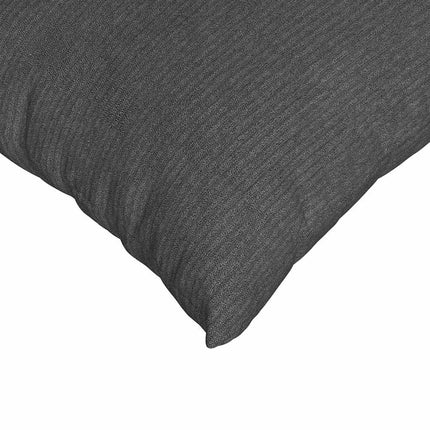 Sofakuddar 2 pcs Mörkgrå 60 x 40 cm Kordread tyg