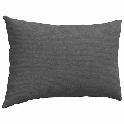 Sofakuddar 2 pcs Mörkgrå 60 x 40 cm Kordread tyg