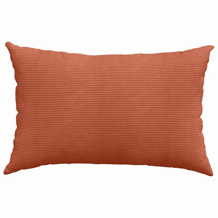 Sofakuddar 2 pcs Röd orange 60 x 40 cm Kordread tyg