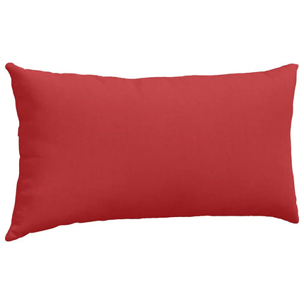 Sofakuddar 2 pcs Röd 80 x 40 cm tyg