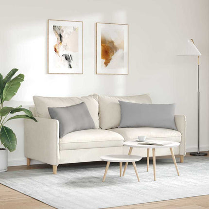 Sofakuddar 2 pcs Moln Grå 80 x 40 cm tyg