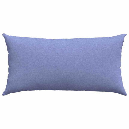 Sofakuddar 2 pcs Jeansblå 80 x 40 cm tyg