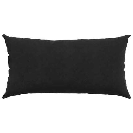 Sofakuddar 2 pcs Svart 80 x 40 cm Kordread tyg