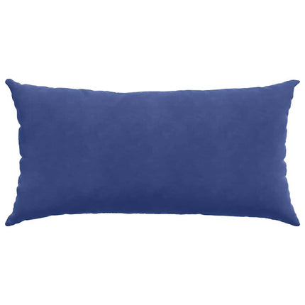 Sofakuddar 2 pcs Polisblå 80 x 40 cm Kordread tyg