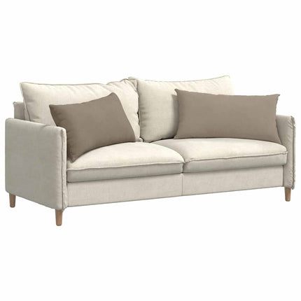 Sofakuddar 2 pcs Taupe 80 x 40 cm tyg