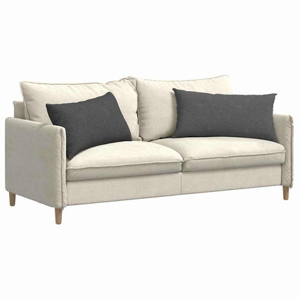 Sofakuddar 2 pcs Mörkgrå 80 x 40 cm Kordread tyg