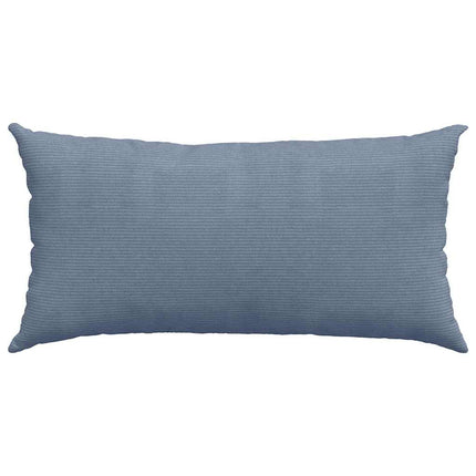 Sofakuddar 2 pcs Blå 80 x 40 cm Kordread tyg