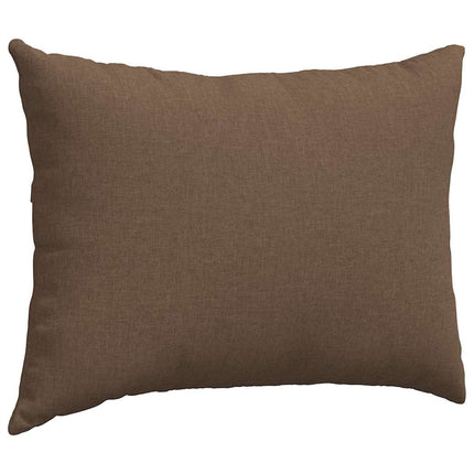 Sofakuddar 2 pcs Brun 70 x 50 cm tyg