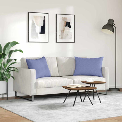 Sofakuddar 2 pcs Jeansblå 70 x 50 cm tyg