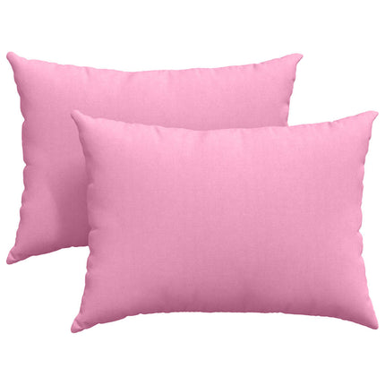 Sofakuddar 2 st tyg Rosa 70 x 50 cm