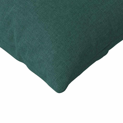 Sofakuddar 2 pcs Mörkgrön 120 x 40 cm tyg