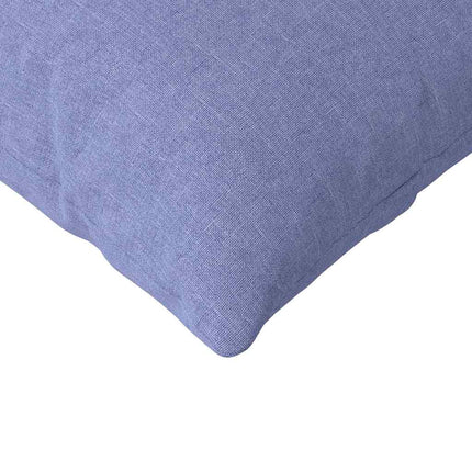 Sofakuddar 2 pcs Jeansblå 120 x 40 cm tyg