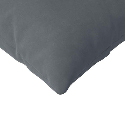 Sofakuddar 2 pcs Mörkgrå 120 x 40 cm Kordread tyg