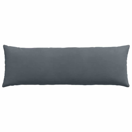 Sofakuddar 2 pcs Mörkgrå 120 x 40 cm Kordread tyg