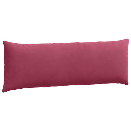 Sofakuddar 2 pcs Vinröd 120 x 40 cm Kordread tyg