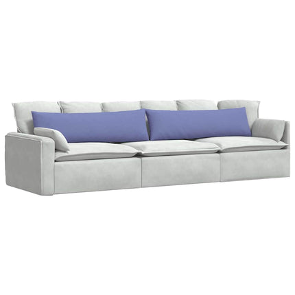 Sofakuddar 2 pcs Jeansblå 145 x 40 cm tyg