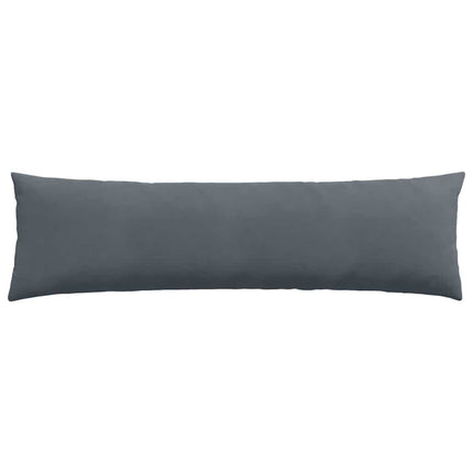 Sofakuddar 2 pcs Mörkgrå 145 x 40 cm Kordread tyg