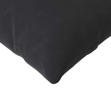 Sofakuddar 2 pcs Svart 145 x 40 cm Kordread tyg