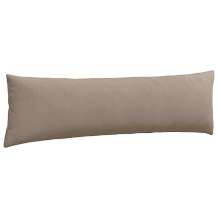 Sofakuddar 2 pcs Taupe 145 x 40 cm tyg