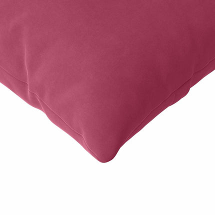 Sofakuddar 2 pcs Vinröd 200 x 40 cm Kordread tyg
