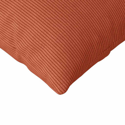 Sofakuddar 2 pcs Röd orange 200 x 40 cm Kordread tyg