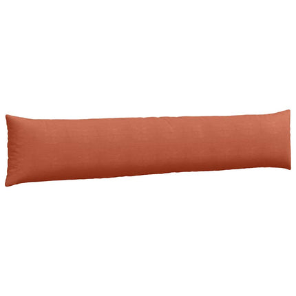 Sofakuddar 2 pcs Röd orange 200 x 40 cm Kordread tyg