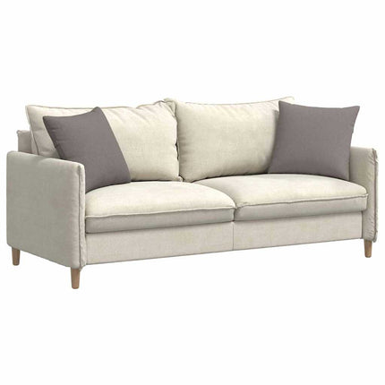Sofakuddar 2 st tyg Taupe 45 x 45 cm