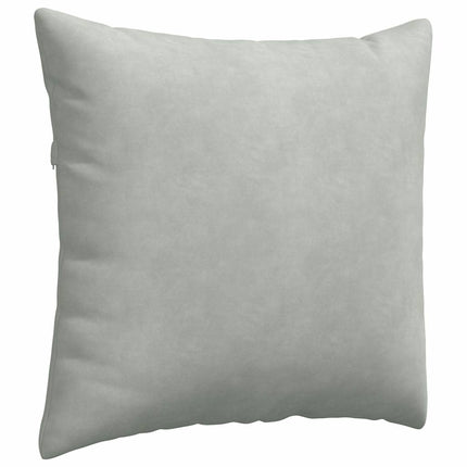 Sofakuddar 2 pcs Ljusgrå 45 x 45 cm Kordread tyg