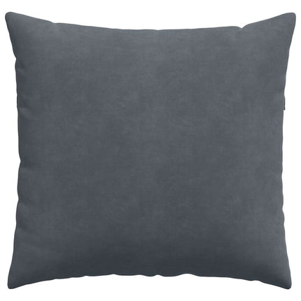 Sofakuddar 2 pcs Mörkgrå 45 x 45 cm Kordread tyg