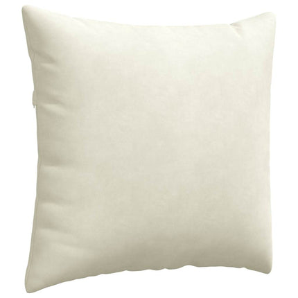 Sofakuddar 2 pcs Kräm 45 x 45 cm Kordread tyg