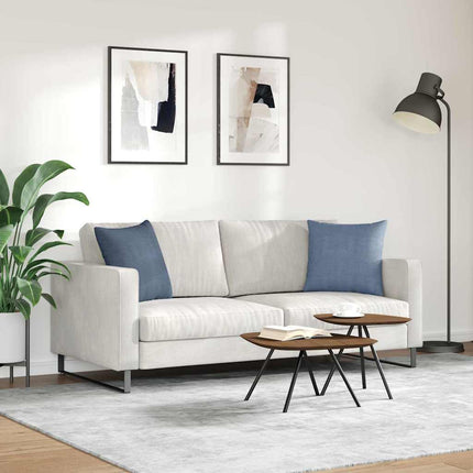 Sofakuddar 2 pcs Blå 45 x 45 cm Kordread tyg