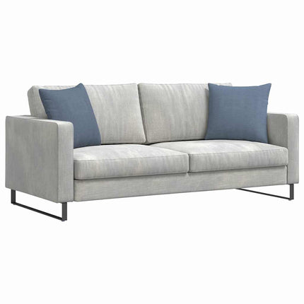 Sofakuddar 2 pcs Blå 45 x 45 cm Kordread tyg