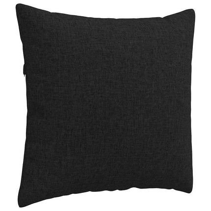 Sofakuddar 2 pcs Svart 50 x 50 cm tyg