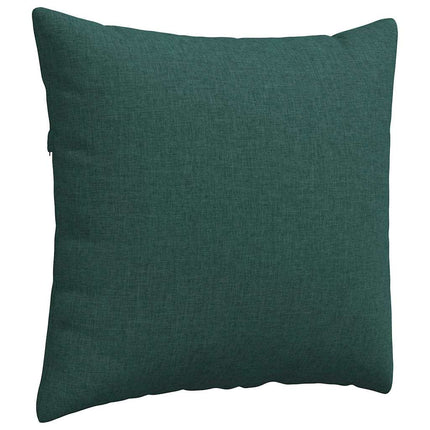 Sofakuddar 2 pcs Mörkgrön 50 x 50 cm tyg