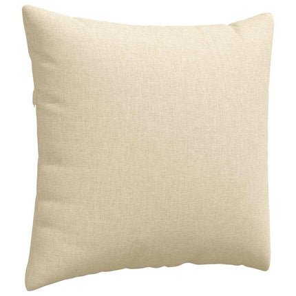 Sofakuddar 2 pcs Kräm 50 x 50 cm tyg