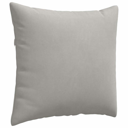 Sofakuddar 2 pcs Ljusgrå 50 x 50 cm tyg