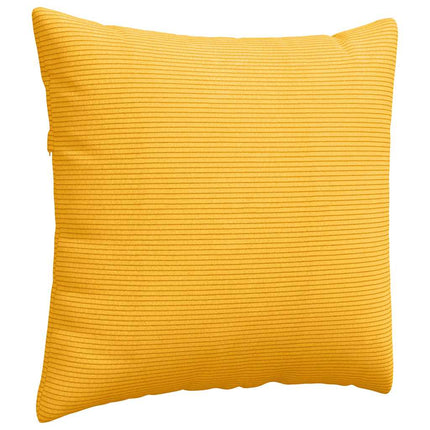 Sofakuddar 2 pcs Ljusgul 50 x 50 cm Kordread tyg
