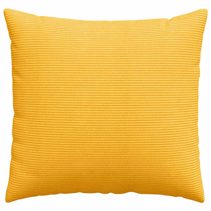 Sofakuddar 2 pcs Ljusgul 50 x 50 cm Kordread tyg