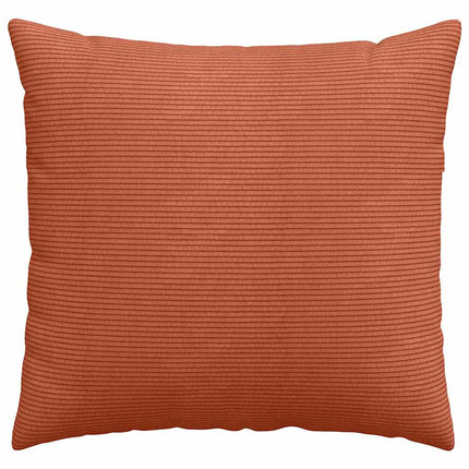 Sofakuddar 2 pcs Röd orange 50 x 50 cm Kordread tyg