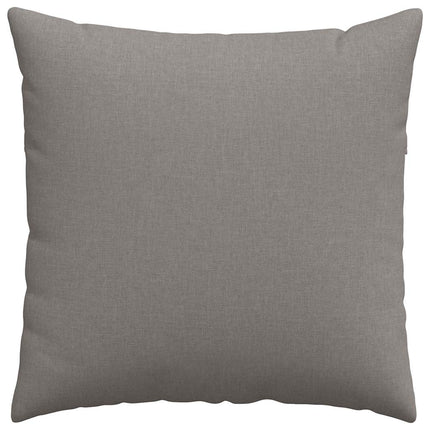 Sofakuddar 2 st tyg Taupe 60 x 60 cm